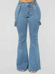 Denim Flared Overall