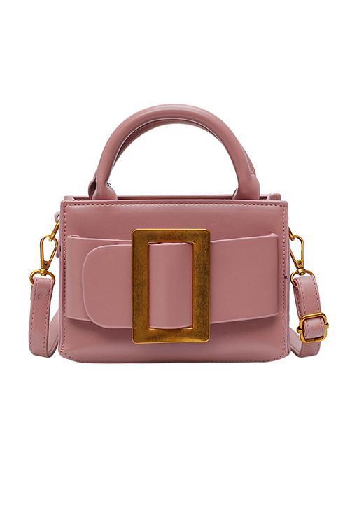 Leather Bukle Crossbody Bag
