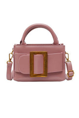 Leather Bukle Crossbody Bag