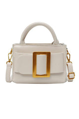 Leather Bukle Crossbody Bag