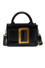 Leather Bukle Crossbody Bag