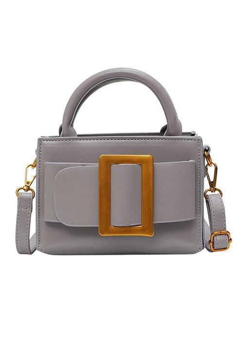 Leather Bukle Crossbody Bag