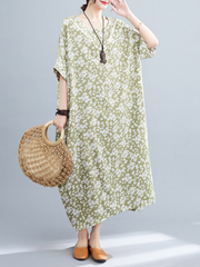 You're My Destiny Women's Round Neck Kaftan Dresses