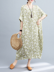 You're My Destiny Women's Round Neck Kaftan Dresses