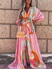 Printed Lace Beach Dresses