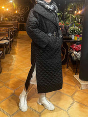 Lattice Cotton Padded Coat