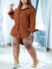 Fleece Solid Coat