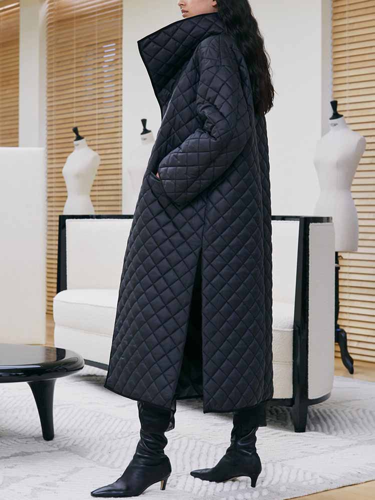 Lattice Cotton Padded Coat