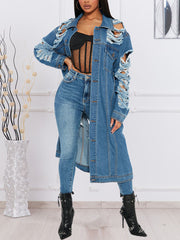 Distressed Denim Jacket