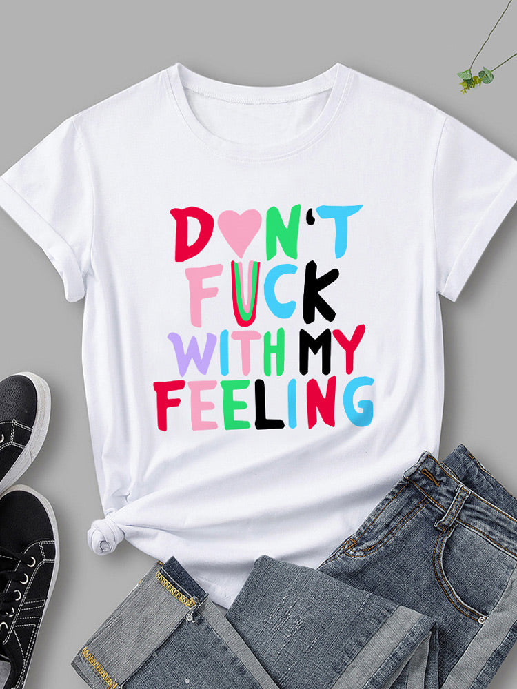 Letter Casual Tee