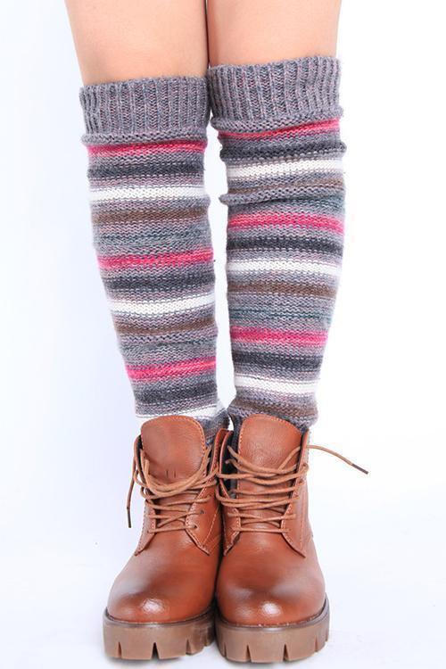 Stripe Leg Warms