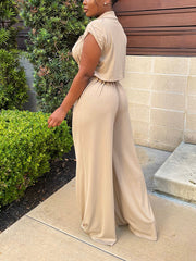 Cut Out Back Jumpsuit