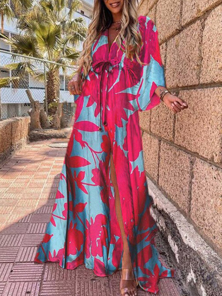 Printed Lace Beach Dresses
