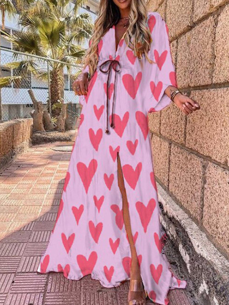 Printed Lace Beach Dresses