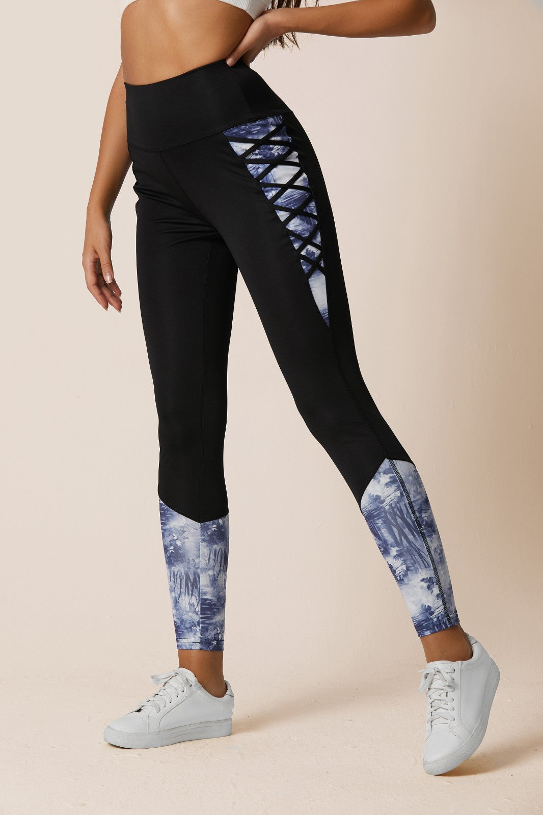 High Waist Breathable Perspiration Printed Leggings