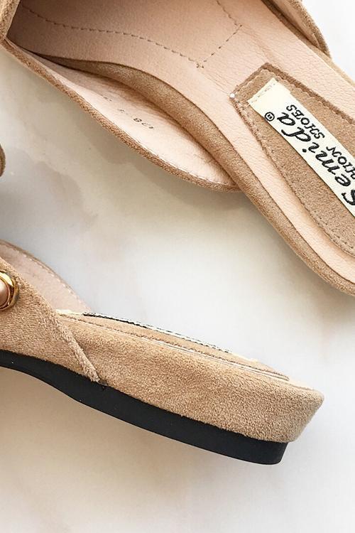 Rhinestone Pointed Slipper