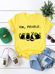 Ew People Katzen T-Shirt 