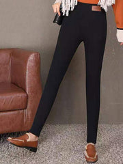 Fleece Lined High Waist Warm Legging