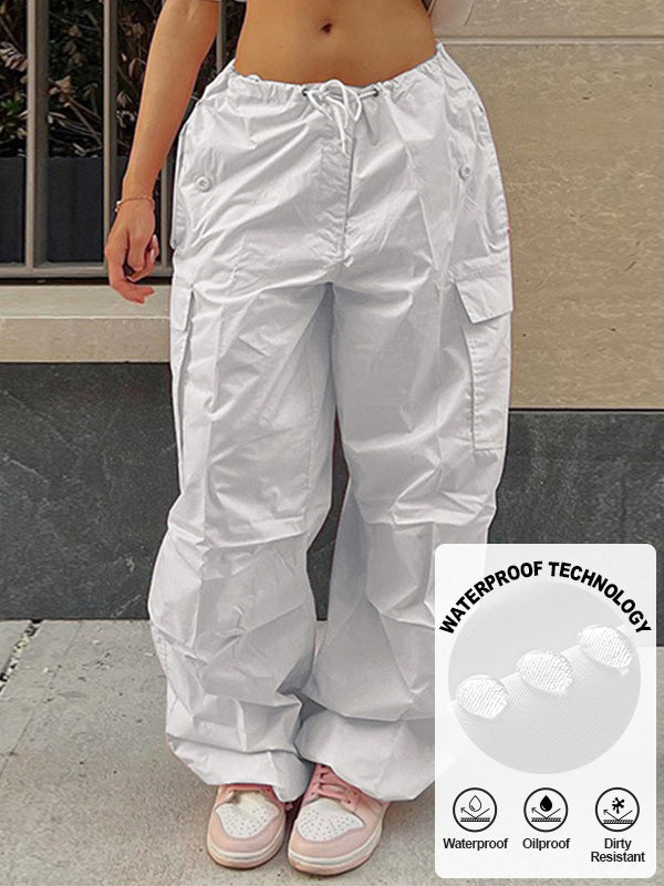 Drawstring Y2K Baggy Cargo Pants