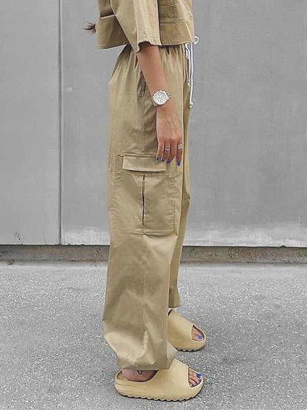 Vintage Oversized Parachute Cargo Pants