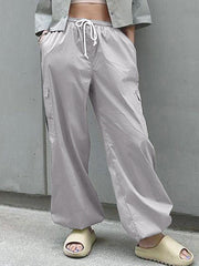 Vintage Oversized Parachute Cargo Pants