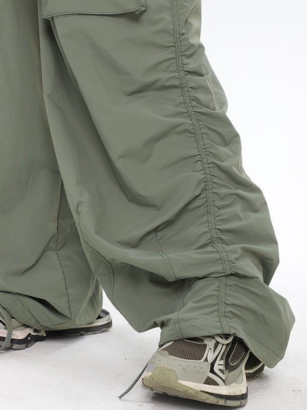 Ruched Y2K Baggy Cargo Pants