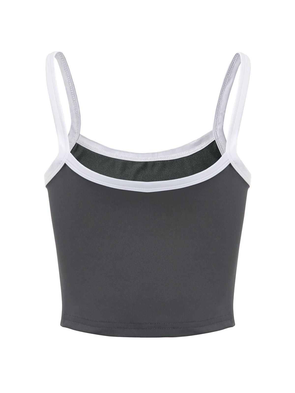 Contrast Trim Vintage Crop Cami Top