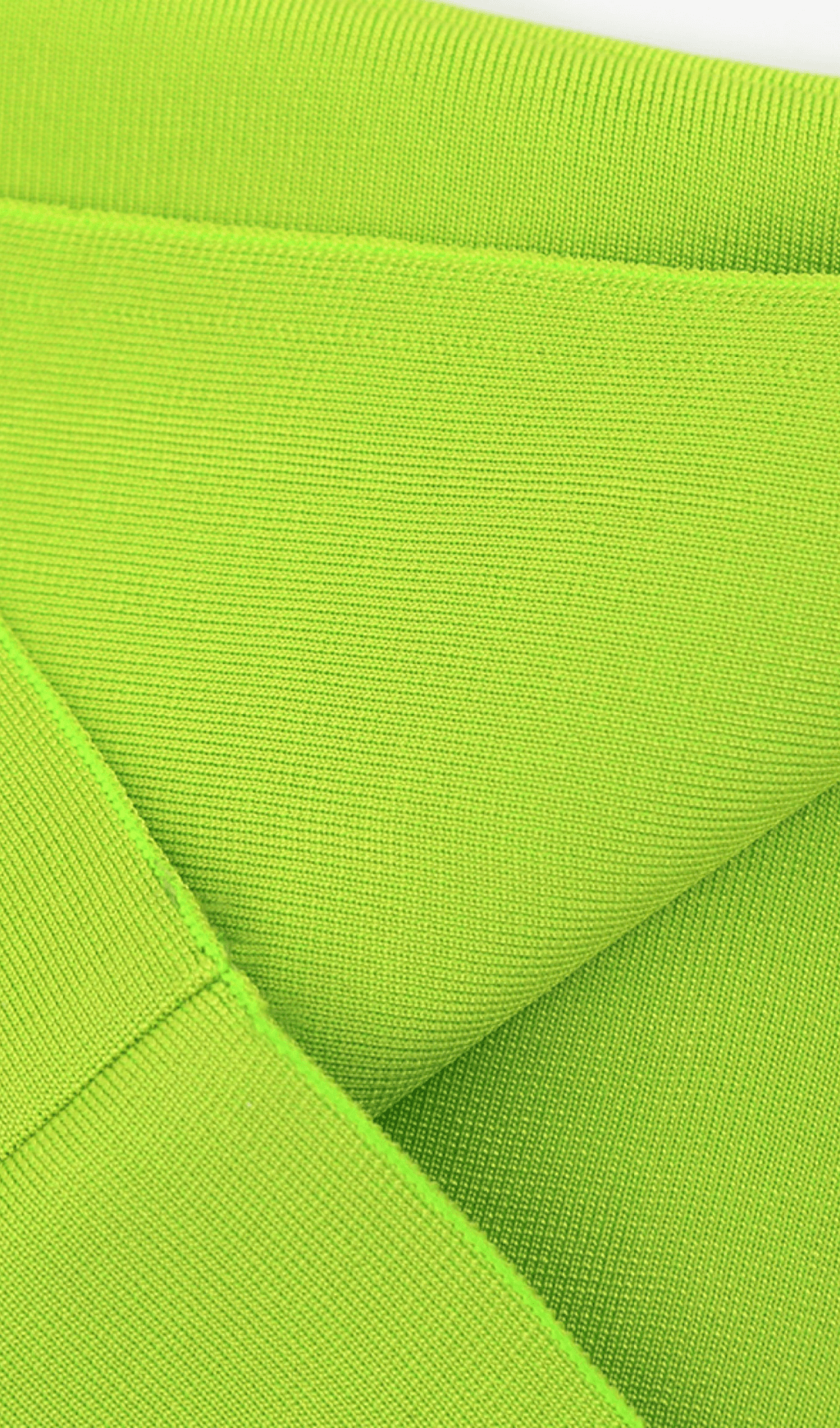 FLUORESCENT GREEN BANDAGE DRESS