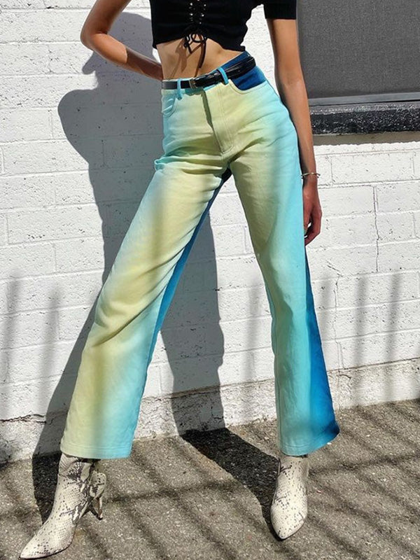 High Waisted Gradient Pants