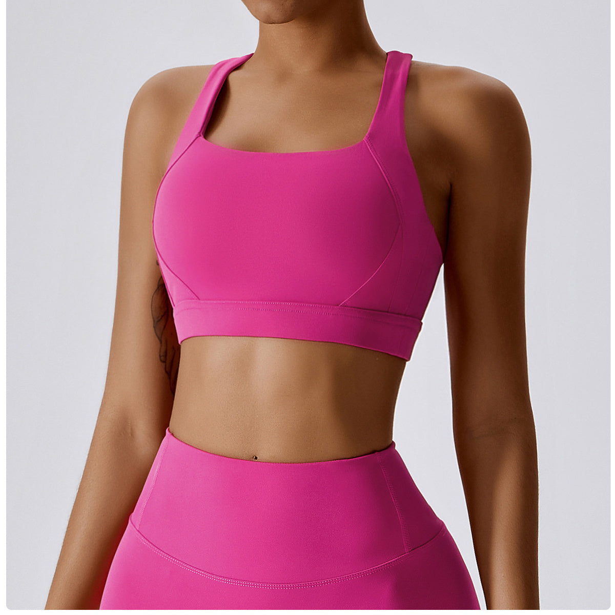 Backless Crisscross Sports Bra