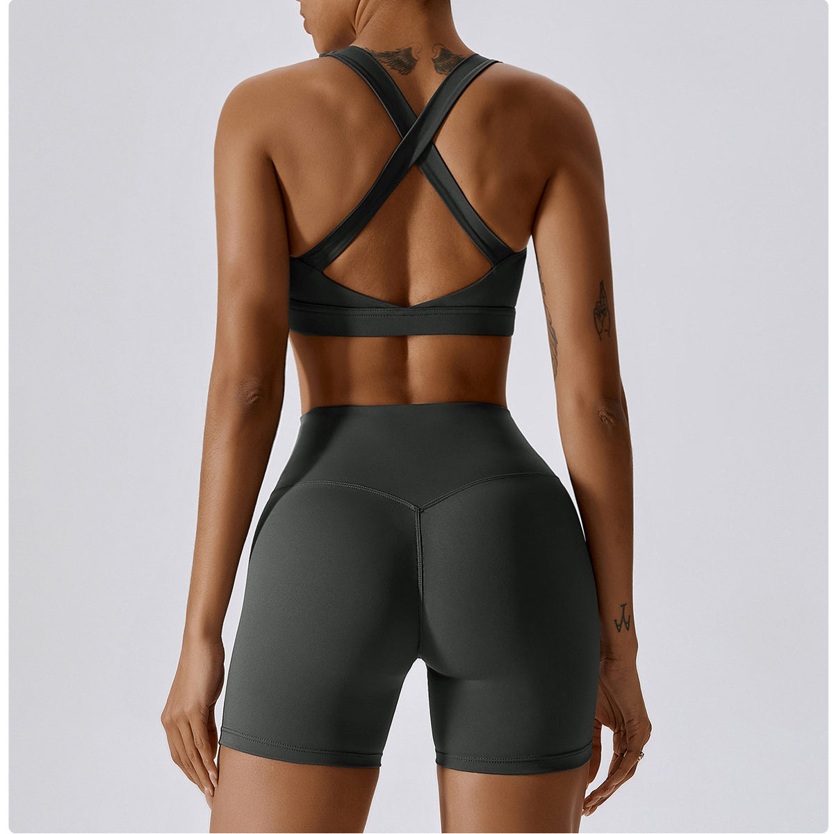 Backless Crisscross Sports Bra