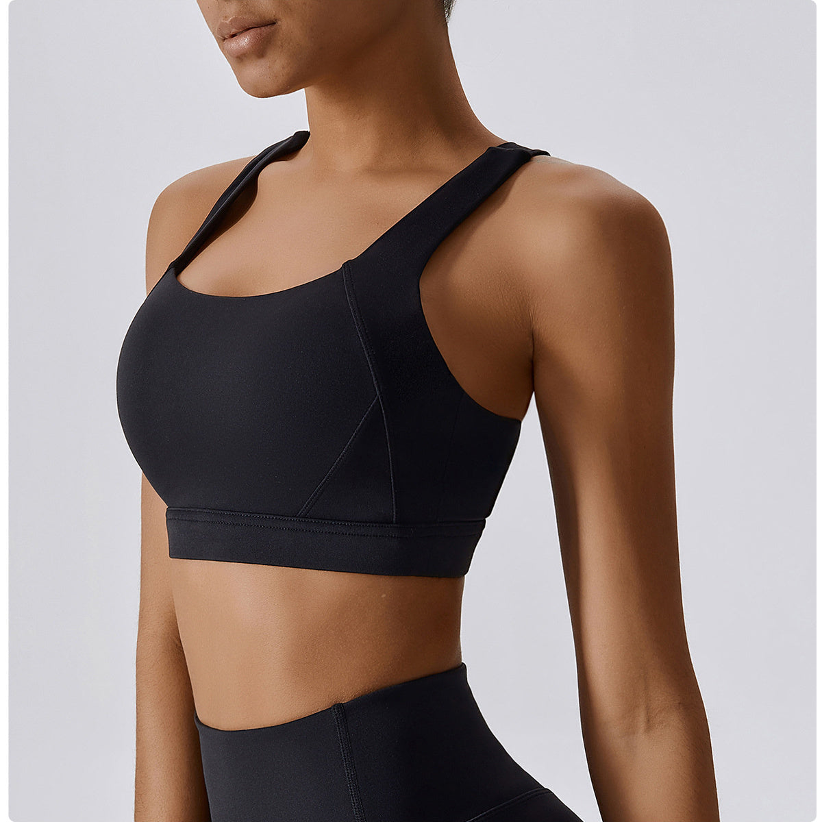 Backless Crisscross Sports Bra