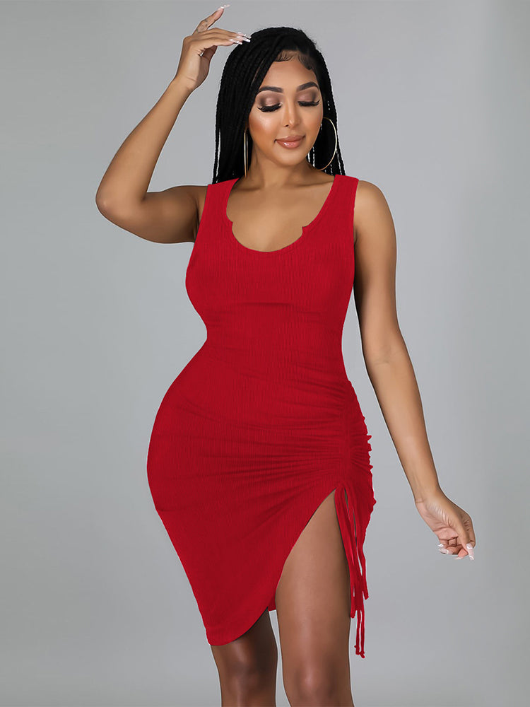 Bodycon Sleeveless Midi Dresses