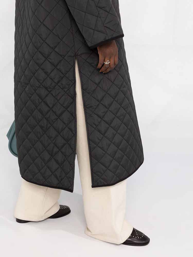 Lattice Cotton Padded Coat