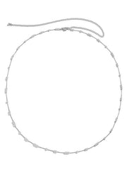 Faux Pearl Embellished Belly Chain