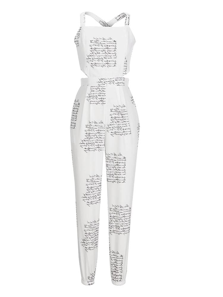Criss Cross Back Jumpsuit