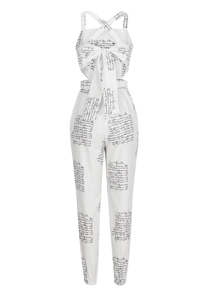 Criss Cross Back Jumpsuit