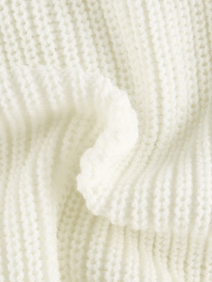 Contrasting Trim Vintage Sweater
