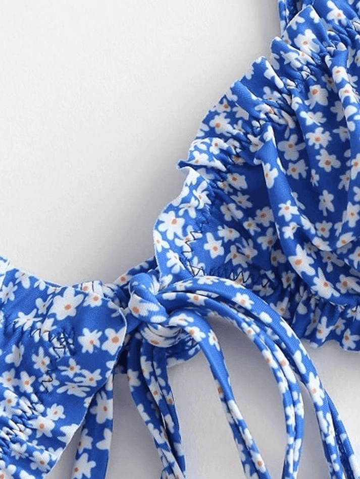 Bikini-Set mit Blümchenmuster