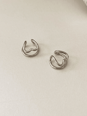 Heart Decor Cuff Earring