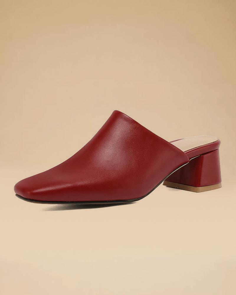 Women's Casual Daily Chunky Heel Clogs