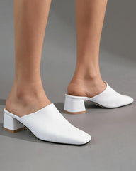 Women's Casual Daily Chunky Heel Clogs
