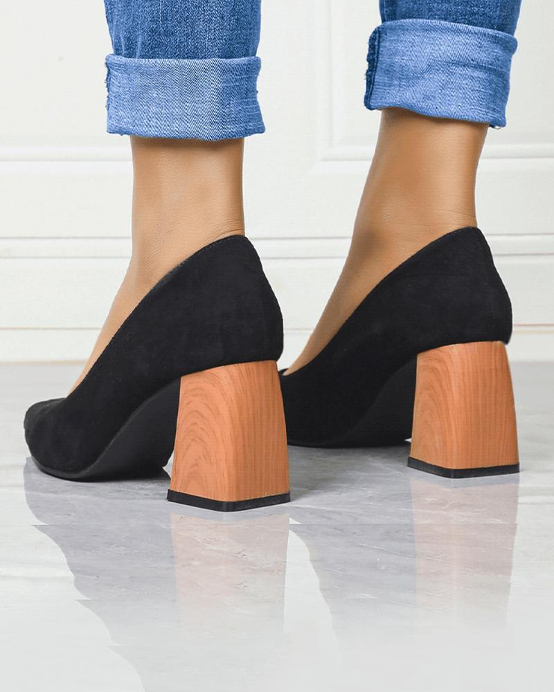 Women's Casual Daily Pointed Toe Heels