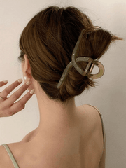 Large Morandi Color Hair Claw Clip