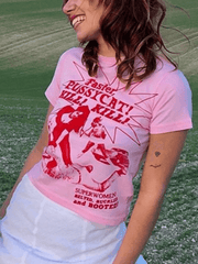 Pussy Cat Printed Tee