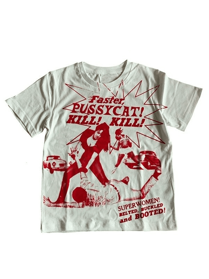 Pussy Cat Printed Tee
