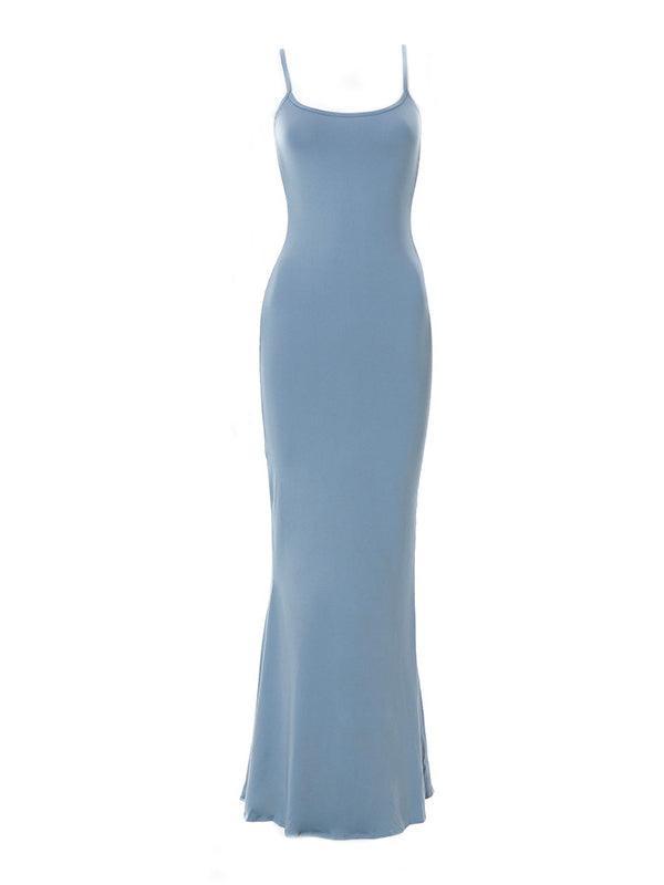 Strap Bodycon Rib Maxi Dresses