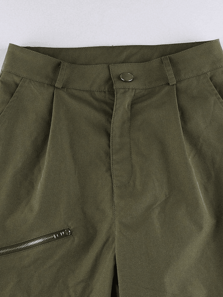 Strap Detail Pocket Cargo Pants