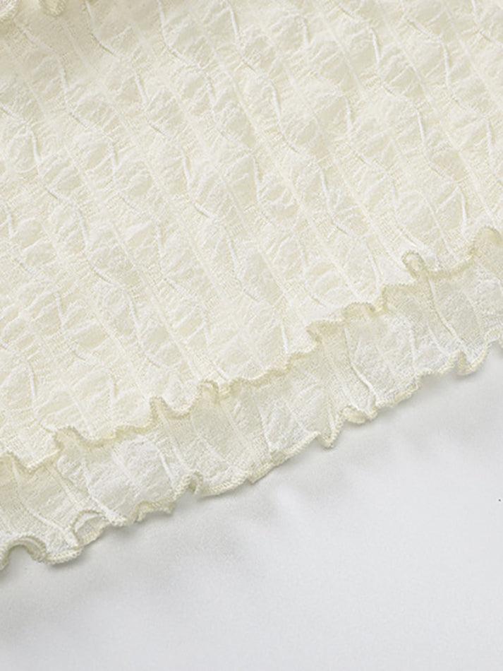 Textured Short Sleeve Set