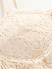 Tie Back Lace Bustier